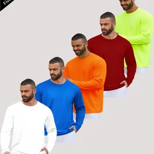 5-piece men's speed dry long sleeved