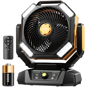 20000mAh Battery Fan with LED