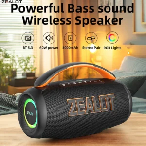 Zealot P12 60W Wireless Speakers